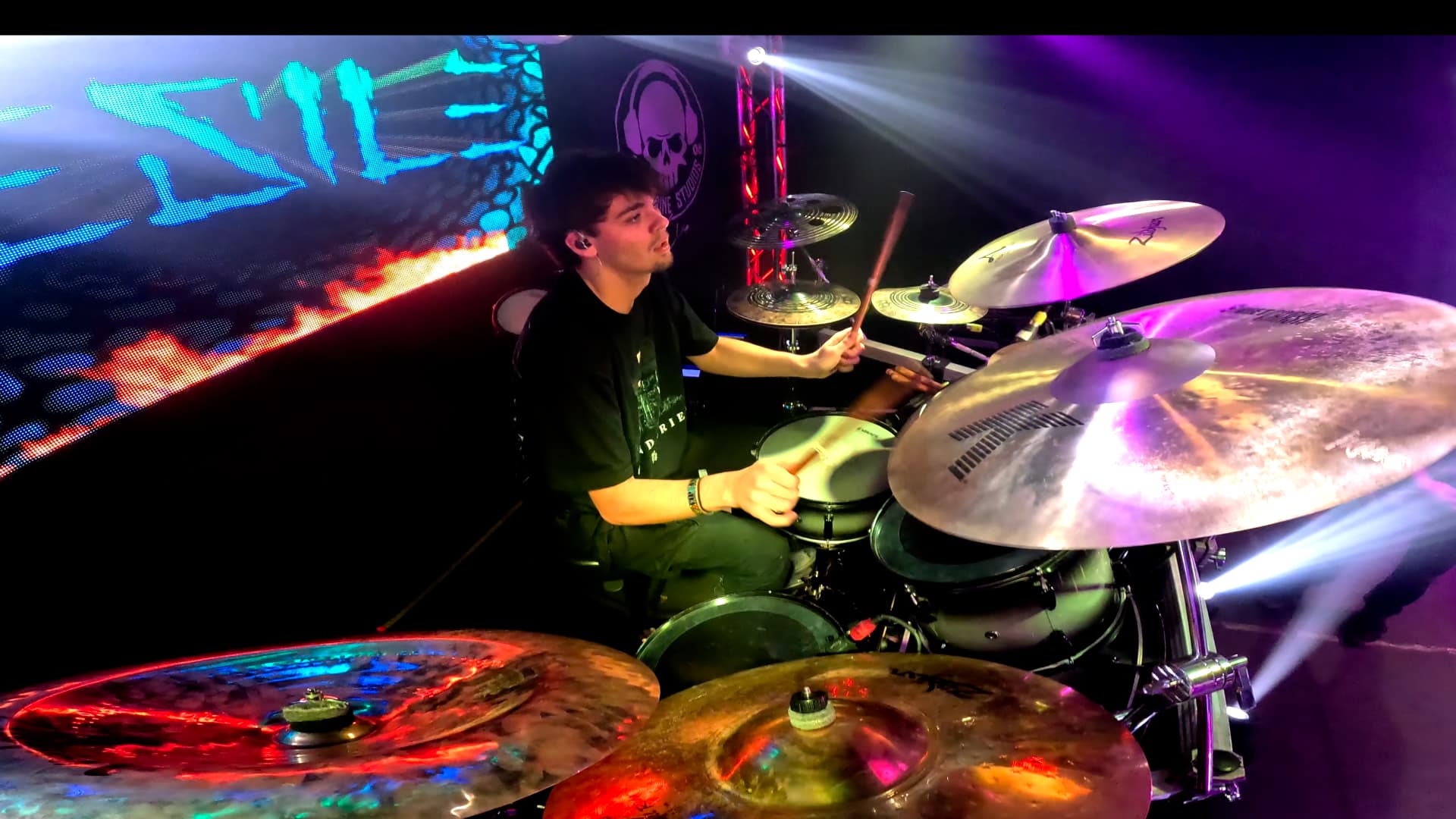 Isaac Love — Drums of Resile performing live