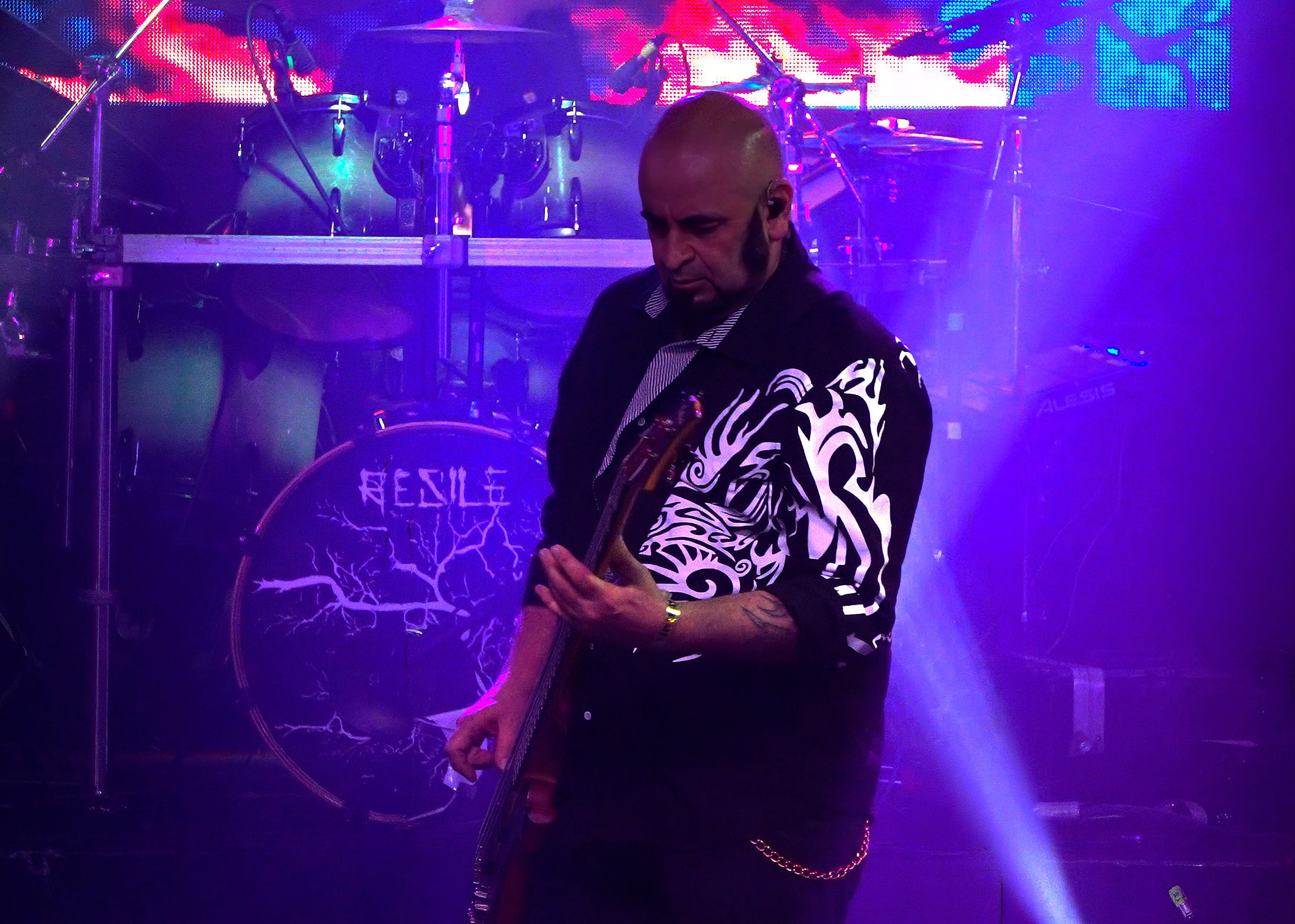 Kevin Love — Bass of Resile performing live